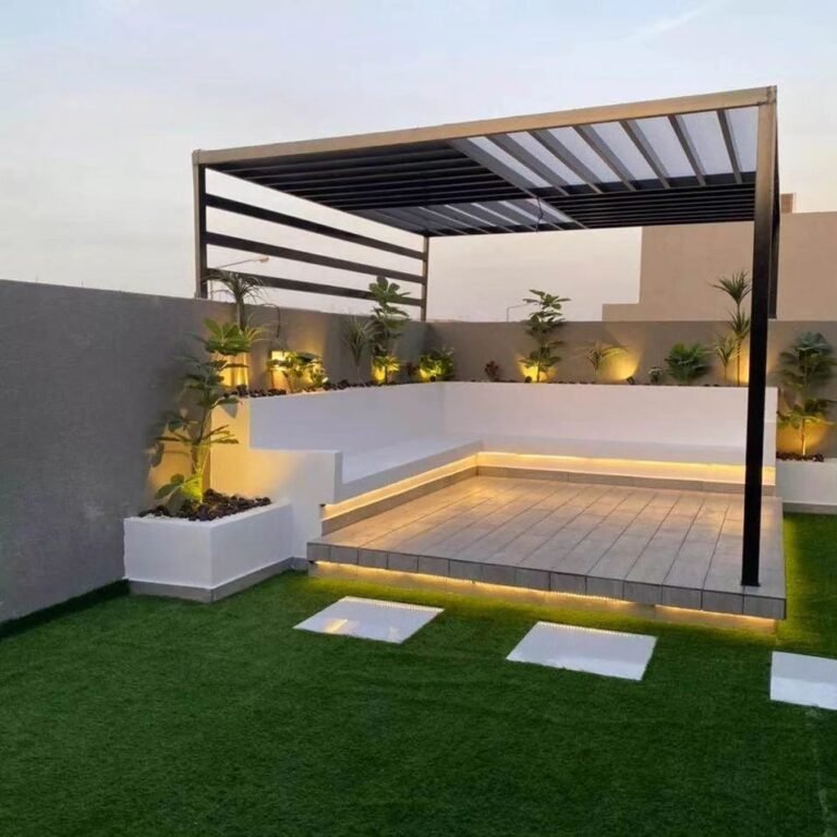 برجولة خشبية للحدائق في الرياض